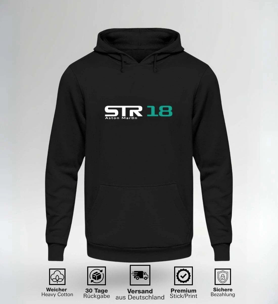 Image of F1 Racing Lance Stroll 18 - Sweat à capuche unisexe